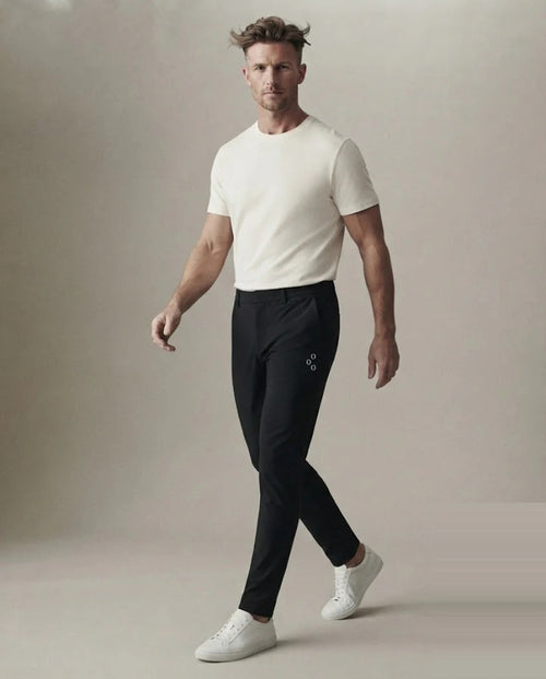Aero Commuter Pant — Black, zigzag mark